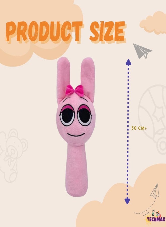 TechMax Solution Pink Bow Sprunki Plush Toys - Image 2